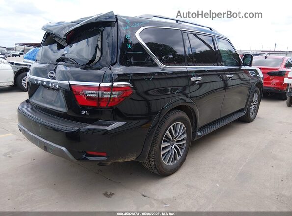 JN8AY2BCXP9180100 2023 NISSAN ARMADA Black Rear right