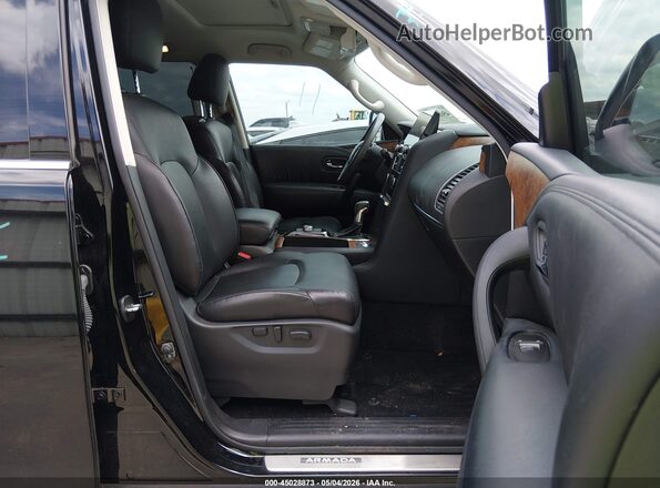 JN8AY2BCXP9180100 2023 NISSAN ARMADA Black Front interior view