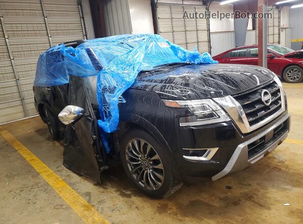 JN8AY2DB3R9850786 2024 NISSAN ARMADA Black Передня права чверть