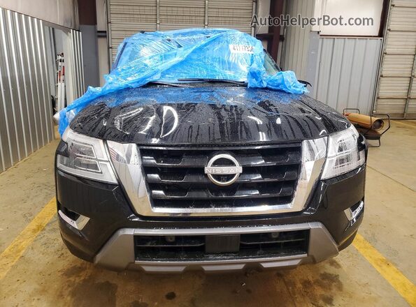 JN8AY2DB3R9850786 2024 NISSAN ARMADA Black Вид спереду