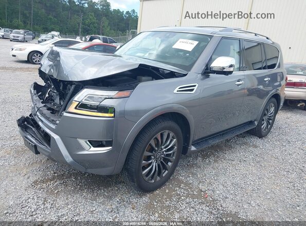 JN8AY2DB6R9852452 2024 NISSAN ARMADA Gray Przód lewy