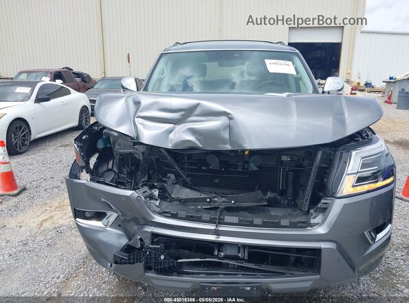JN8AY2DB6R9852452 2024 NISSAN ARMADA Gray Widok z przodu