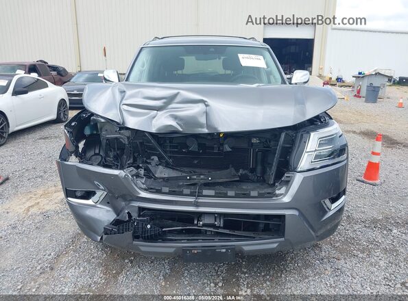 JN8AY2DB6R9852452 2024 NISSAN ARMADA Gray Widok wnętrza z tyłu