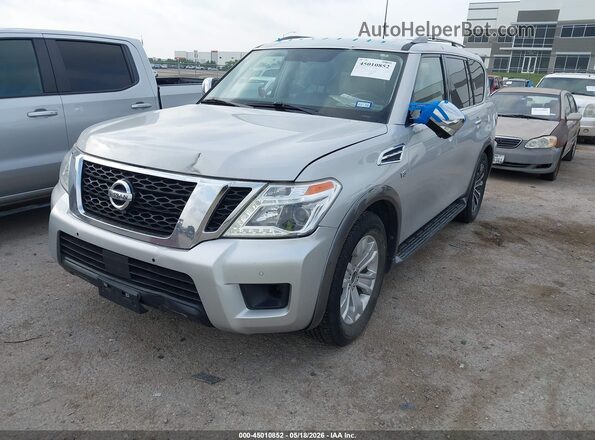 JN8AY2NC0KX511315 2019 NISSAN ARMADA Silver Przód lewy