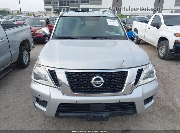 JN8AY2NC0KX511315 2019 NISSAN ARMADA Silver Widok zestawu wskaźników