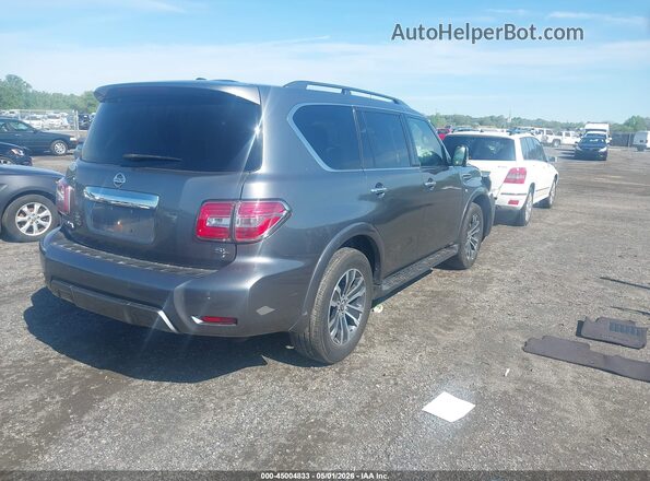 JN8AY2ND2K9089299 2019 NISSAN ARMADA Gray Trasero derecho