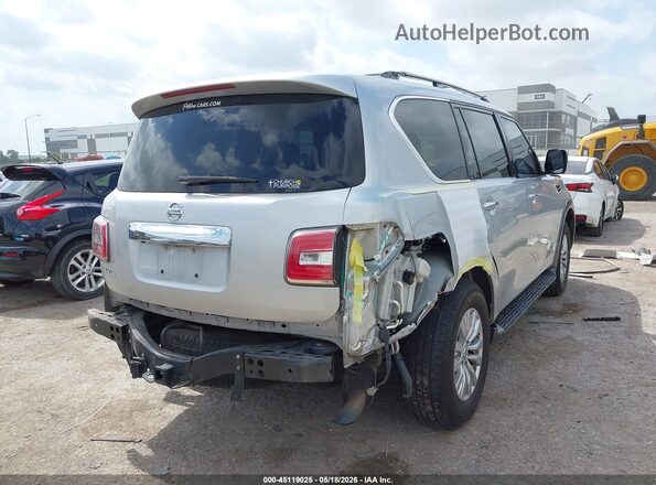 JN8AY2ND9K9085461 2019 NISSAN ARMADA Silver Trasero derecho