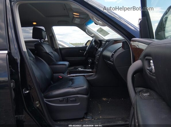JN8AY2NE3H9702211 2017 NISSAN ARMADA Black Vista interior delantera