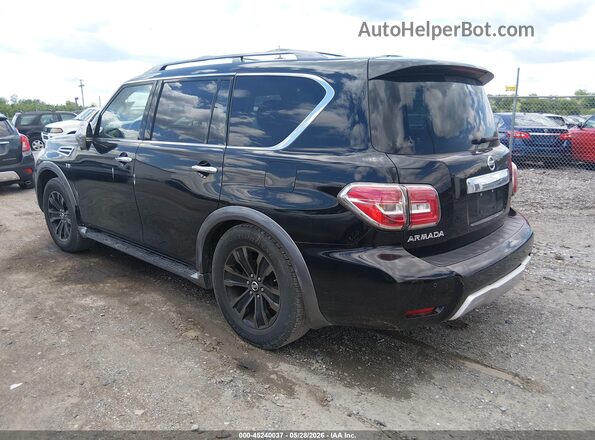 JN8AY2NE3H9702211 2017 NISSAN ARMADA Black Trasero izquierdo