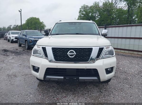 JN8AY2NE3L9780609 2020 NISSAN ARMADA Белый Вид щитка приборов