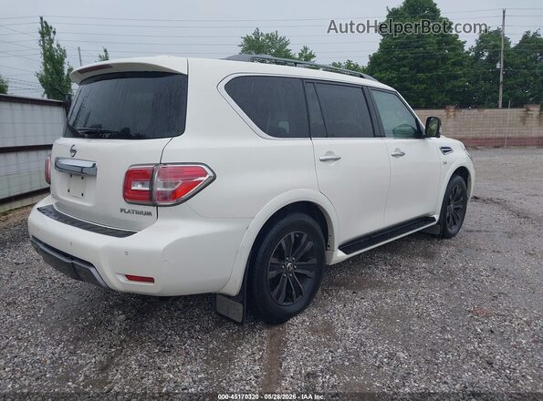 JN8AY2NE3L9780609 2020 NISSAN ARMADA Белый Задняя правая четверть