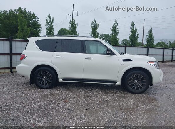 JN8AY2NE3L9780609 2020 NISSAN ARMADA Белый Вид задней части салона