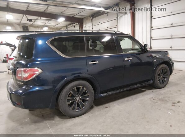 JN8AY2NE4K9756916 2019 NISSAN ARMADA Blue Задня права чверть
