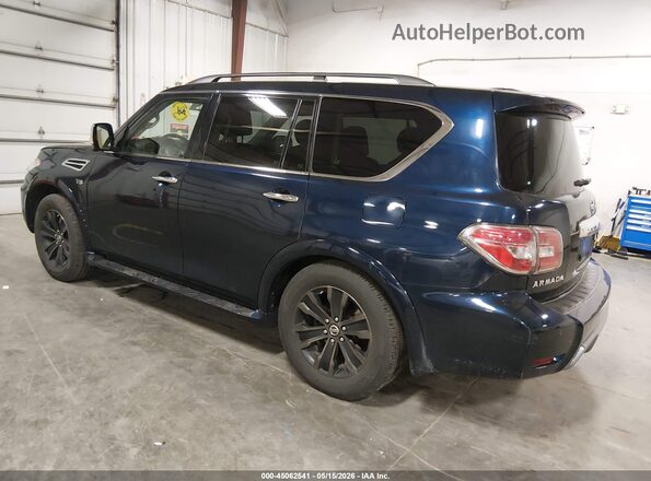 JN8AY2NE4K9756916 2019 NISSAN ARMADA Blue Задня ліва чверть