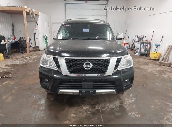 JN8AY2NE5H9706566 2017 NISSAN ARMADA Black Սարքավորումների վահանակի տեսք