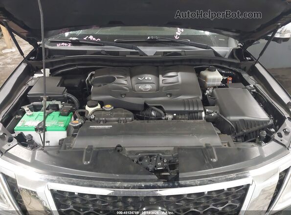 JN8AY2NE5H9706566 2017 NISSAN ARMADA Black Հետևի տեսք