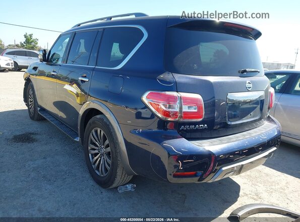 JN8AY2NE6J9734124 2018 NISSAN ARMADA Dark Blue Задня ліва чверть