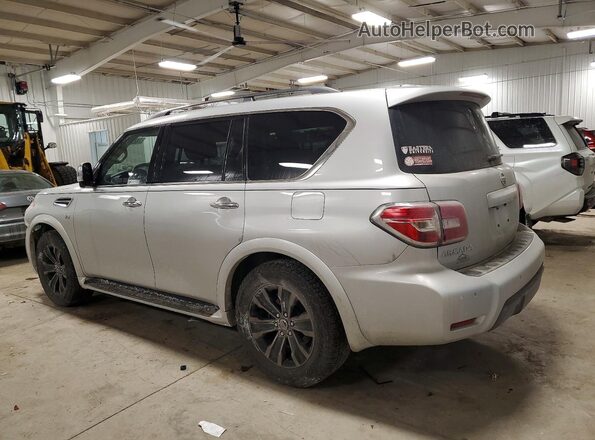 JN8AY2NE7K9755694 2019 NISSAN ARMADA Silver Задня ліва чверть