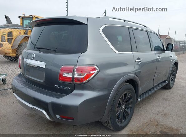 JN8AY2NF2H9304481 2017 NISSAN ARMADA Gray Задня права чверть