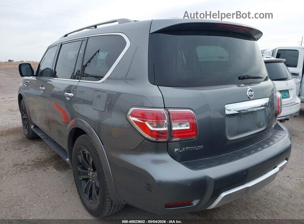 JN8AY2NF2H9304481 2017 NISSAN ARMADA Gray Задня ліва чверть