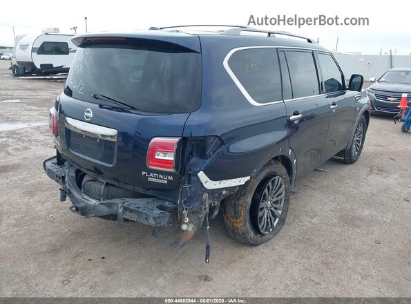 JN8AY2NF3J9332859 2018 NISSAN ARMADA Синий Вид спереди