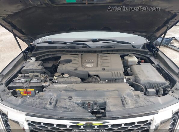 JN8AY2NF3J9332859 2018 NISSAN ARMADA Синий Вид сзади