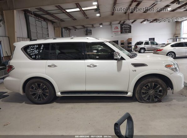 JN8AY2NFXL9360967 2020 NISSAN ARMADA Белый Вид щитка приборов