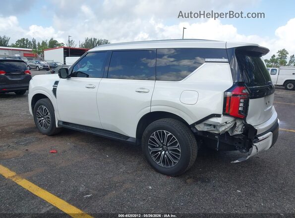JN8AY3BA3S9000405 2025 NISSAN ARMADA White Հետևի ձախ