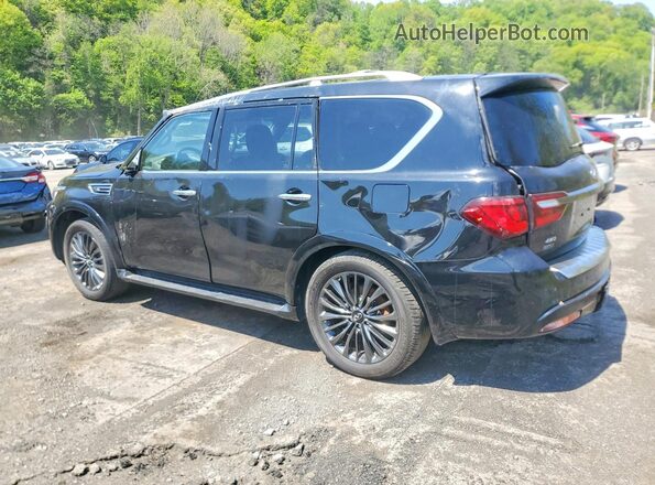JN8AZ2AC0R9500316 2024 INFINITI QX80 Черный Задняя левая четверть