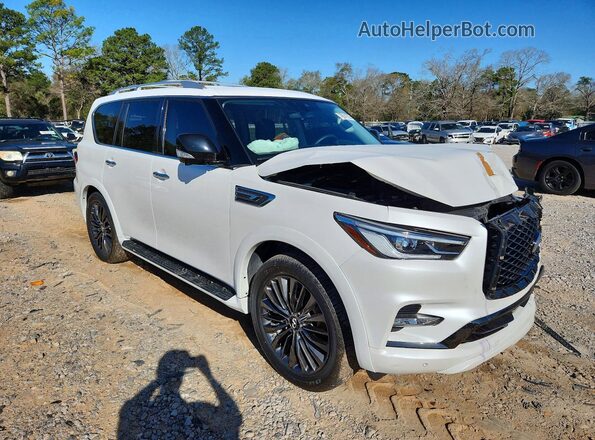 JN8AZ2AD9M9861366 2021 INFINITI QX80 White Delantero derecho