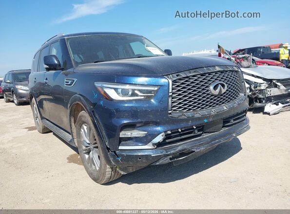 JN8AZ2AF1M9719837 2021 INFINITI QX80 Dark Blue წინა ხედი