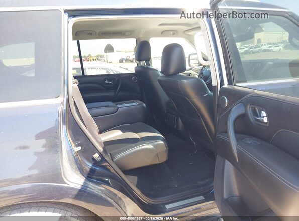 JN8AZ2AF1M9719837 2021 INFINITI QX80 Dark Blue VIN კოდის სტიკერის ხედი