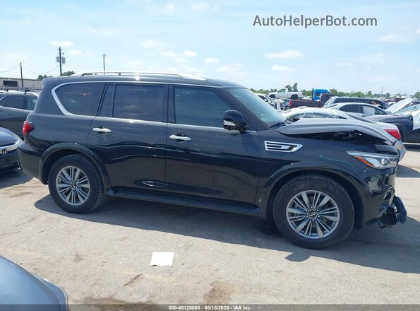 JN8AZ2AF1R9765580 2024 INFINITI QX80 Black Vista interior de 360 grados