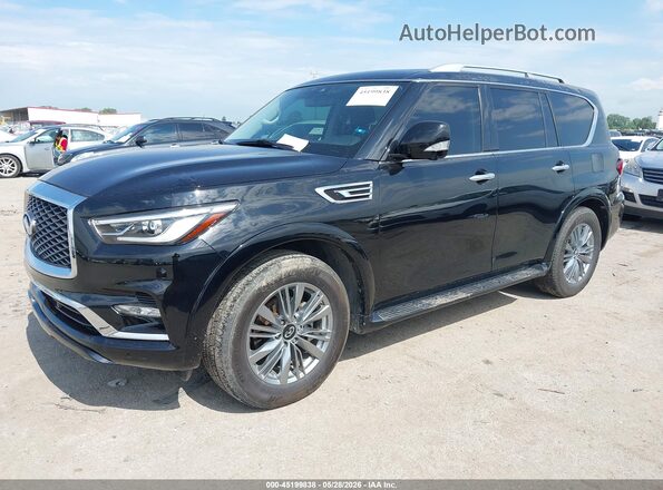 JN8AZ2AF2M9720043 2021 INFINITI QX80 Black Передня ліва чверть