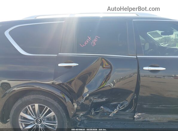 JN8AZ2AF2M9720043 2021 INFINITI QX80 Black Вид наклейки з VIN-кодом
