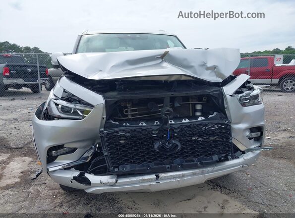 JN8AZ2AF5M9717217 2021 INFINITI QX80 Серебряный Вид щитка приборов