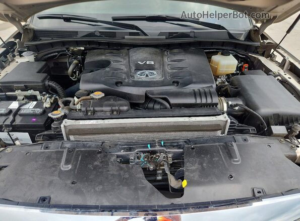 JN8AZ2BEXP9302713 2023 INFINITI QX80 Beige Вид підкапотного простору