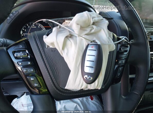 JN8AZ2BEXR9327226 2024 INFINITI QX80 Gray Dashboard view
