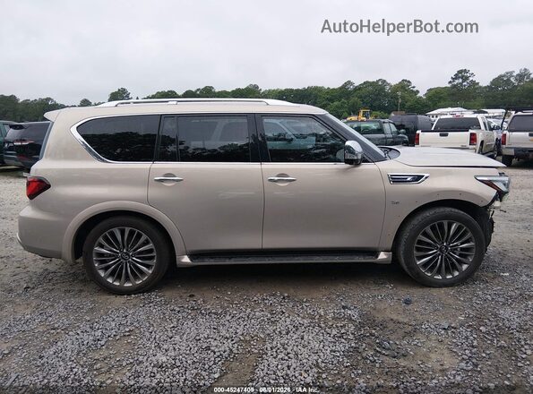 JN8AZ2NE0K9230263 2019 INFINITI QX80 Beige 360 interior view