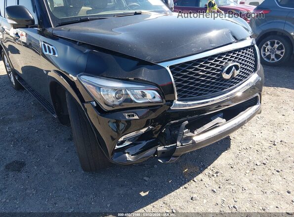 JN8AZ2NE1H9160491 2017 INFINITI QX80 Black Front view
