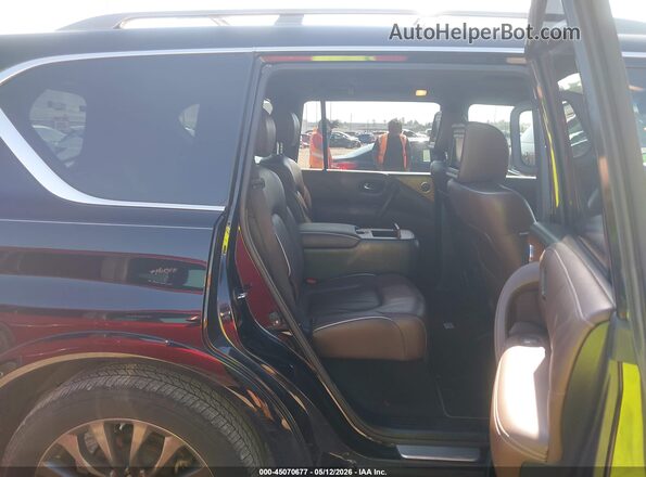 JN8AZ2NEXH9157329 2017 INFINITI QX80 Black Vista de la etiqueta del VIN