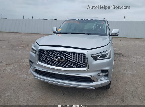 JN8AZ2NF0K9688846 2019 INFINITI QX80 Серебряный Вид спереди