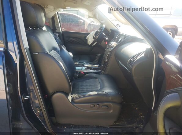 JN8AZ2NF2J9660979 2018 INFINITI QX80 Blue წინა სალონის ხედი