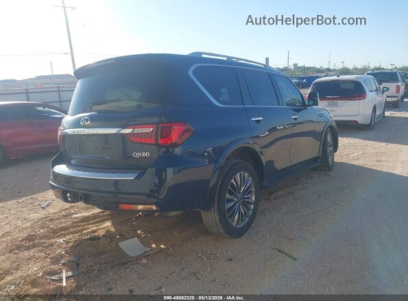JN8AZ2NF2J9660979 2018 INFINITI QX80 Blue უკანა მარჯვენა