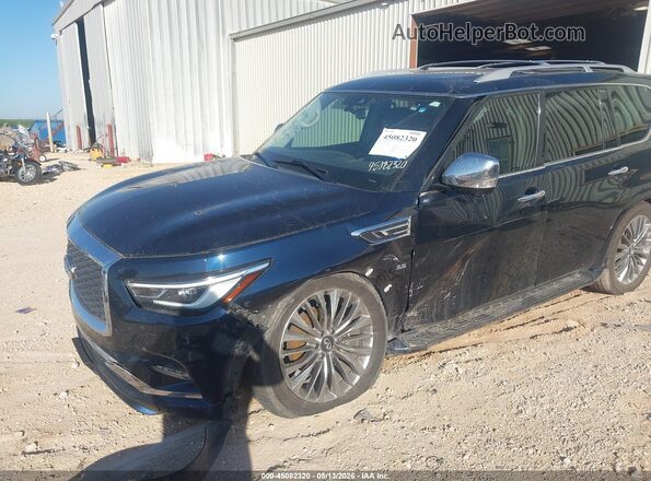 JN8AZ2NF2J9660979 2018 INFINITI QX80 Blue წინა ხედი