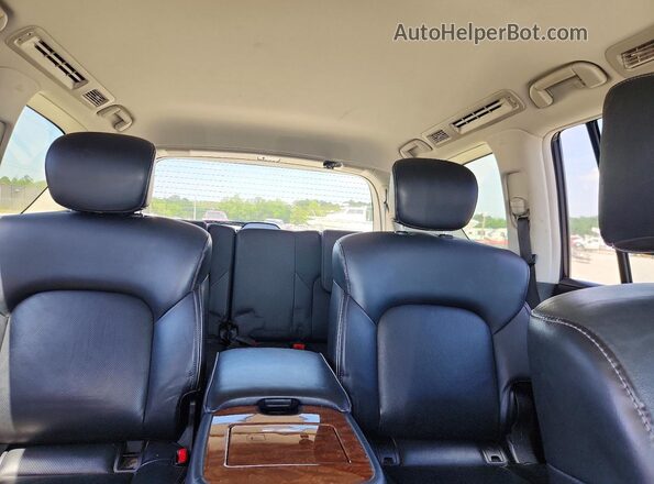 JN8AZ2NF2K9682823 2019 INFINITI QX80 Gray უკანა სავარძლების ხედი