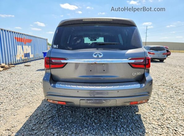JN8AZ2NF2K9682823 2019 INFINITI QX80 Gray უკანა ხედი