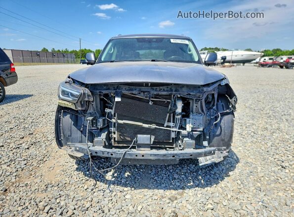 JN8AZ2NF2K9682823 2019 INFINITI QX80 Gray წინა ხედი