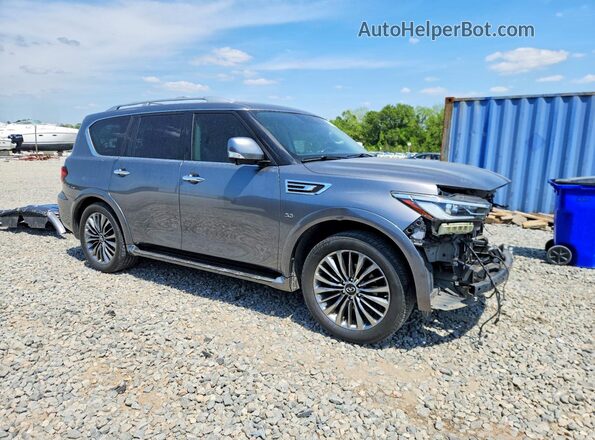JN8AZ2NF2K9682823 2019 INFINITI QX80 Gray წინა მარჯვენა