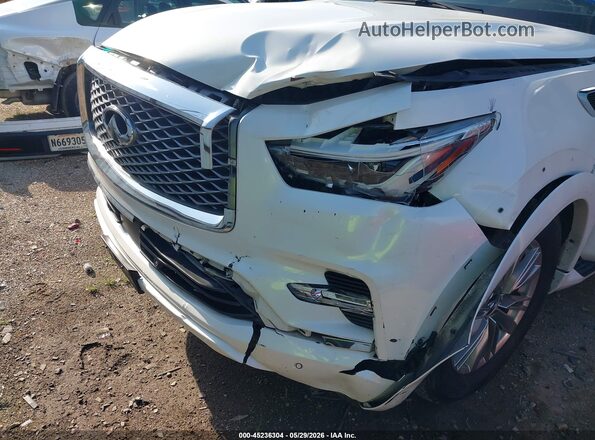 JN8AZ2NF3K9683740 2019 INFINITI QX80 White Vista frontal